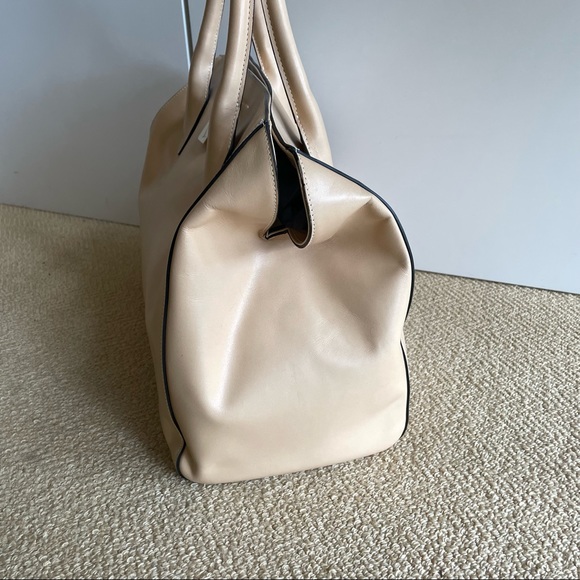 Furla handbag, cream color, 13.5”W x 8”D x 18”H (including handles) - Picture 4 of 12